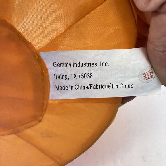 Vintage Halloween Gemmy Nylon And Metal Spring Candy Bucket Basket 8” - Picture 6 of 7